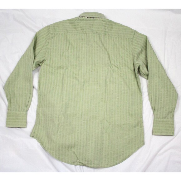 Robert Graham Mens Long Sleeve Button Front Flip Cuff Shirt Size Medium - Picture 7 of 10